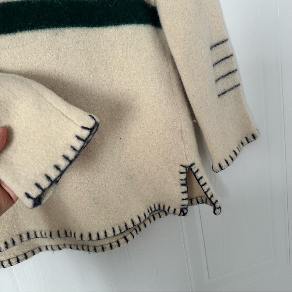 Ralph Laurent Vintage Hudson Bay Company 100% Wool Hoodie - Picture 2 of 9